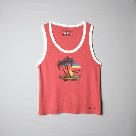 Paris Bi Red Desert / White Sand Art – Sunset