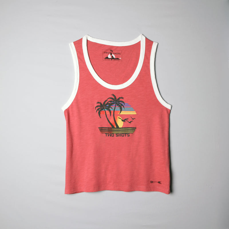 Paris Bi Red Desert / White Sand Art – Sunset